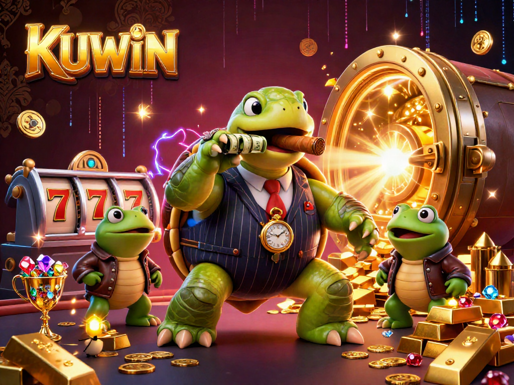 KUWIN offers an engaging gaming experience with rich visuals of vibrant 3D characters and casino elements.