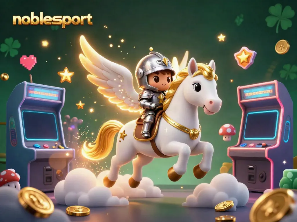 Experience the thrill of betting with nobleesport's interactive gaming elements in vibrant 3D.