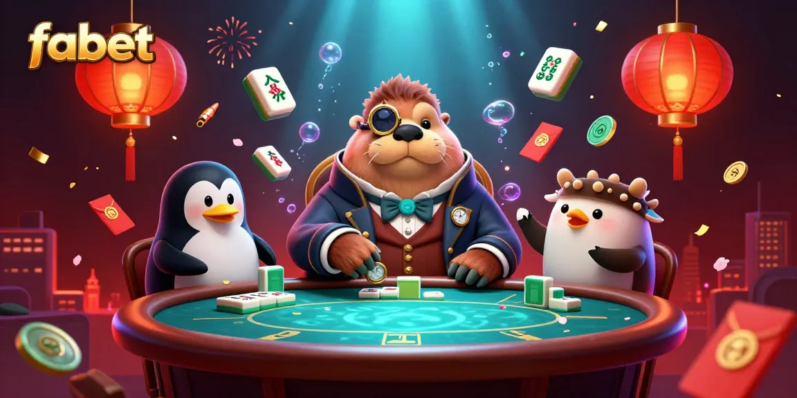Experience exhilarating poker action with fabet at the underwater poker table, featuring a jolly walrus, a dealer penguin, and a bluffing pufferfish.