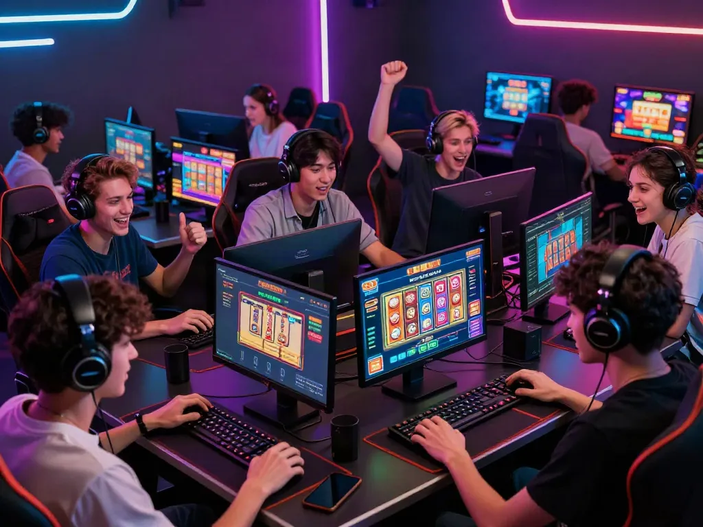Players engaging with online games at https://hitclub3.io/ showcasing excitement and modern gaming elements.