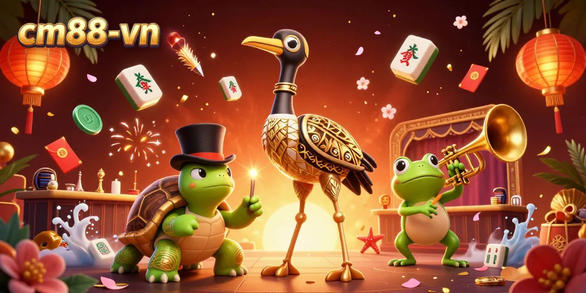 Experience excitement and winning strategies at cm88-vn, featuring vibrant characters and immersive casino elements.