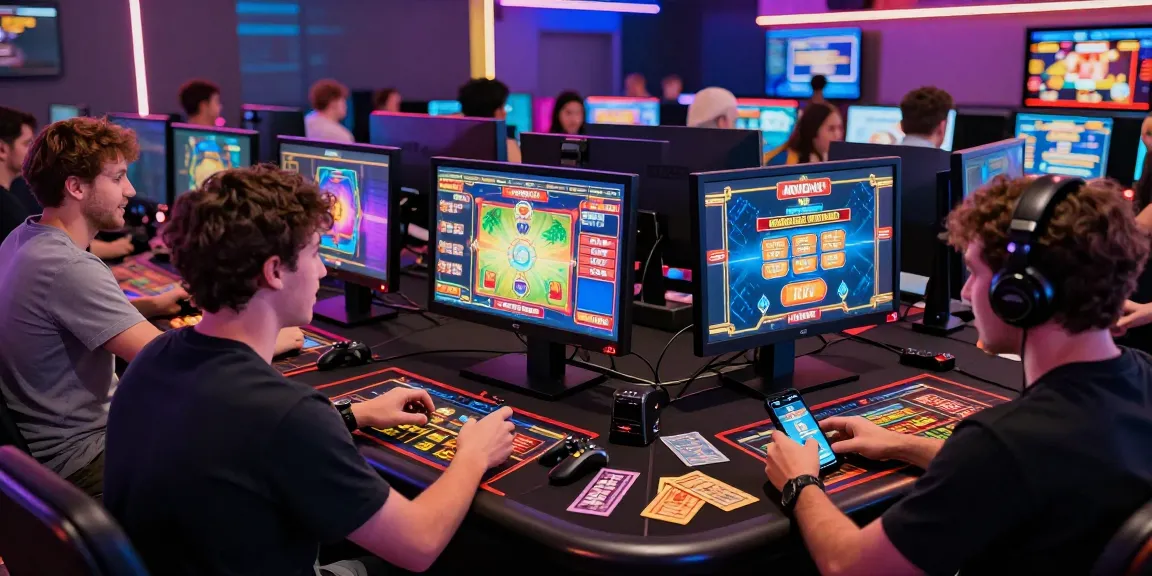 Players enjoying various games on taihitclub.cn.com with colorful graphics and vibrant environment.
