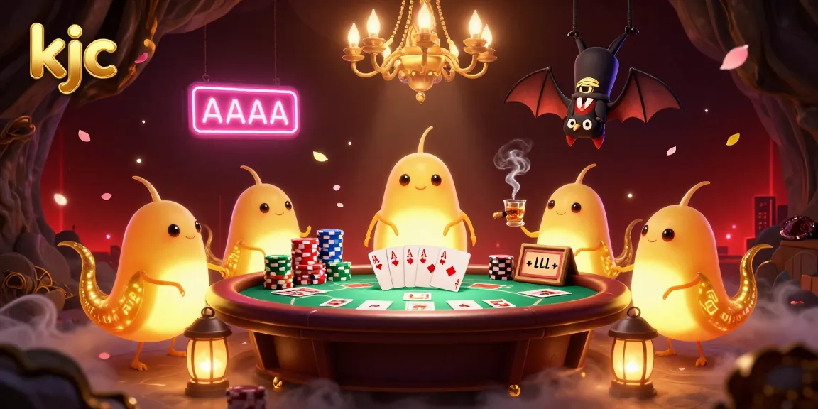 KJC players enjoy a vibrant casino with glowworms lighting the game in an immersive experience.