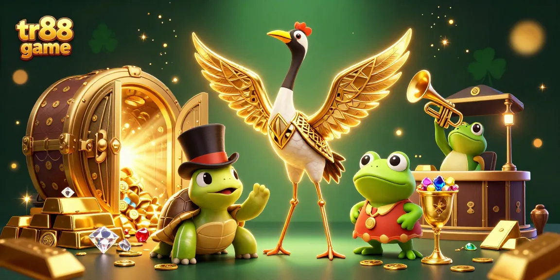 Experience the excitement of the tr88 game with lively characters and casino elements.