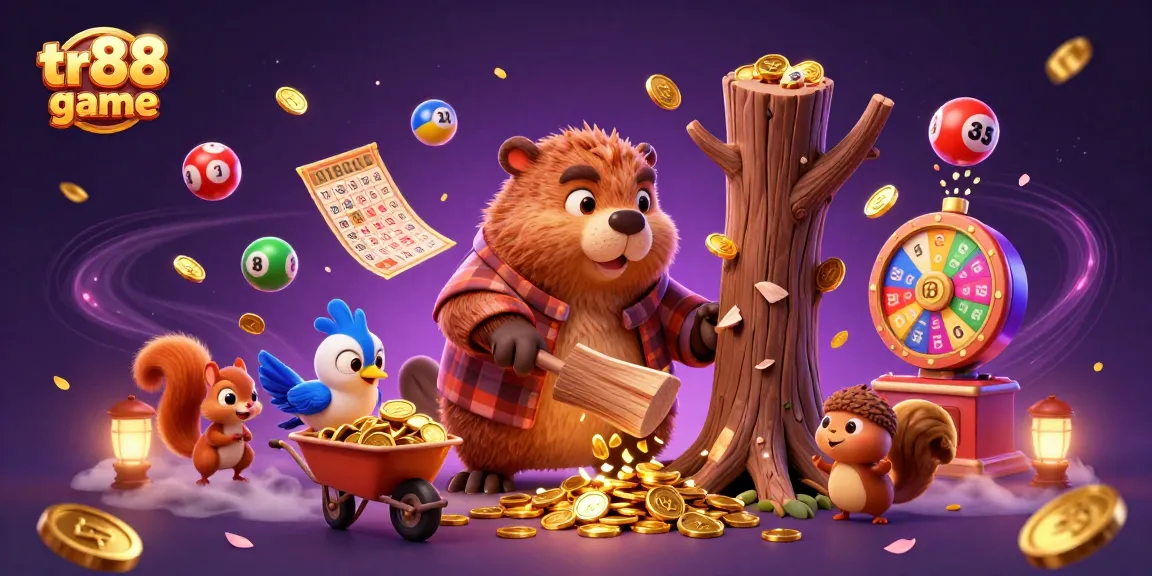 Experience the excitement of tr88 game with vibrant casino elements and lively characters.