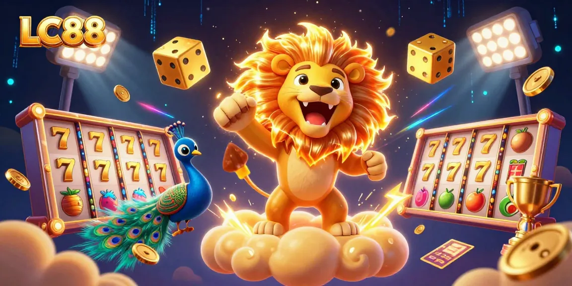 LC88 offers a thrilling experience with vibrant 3D visuals of slot games and dynamic characters.