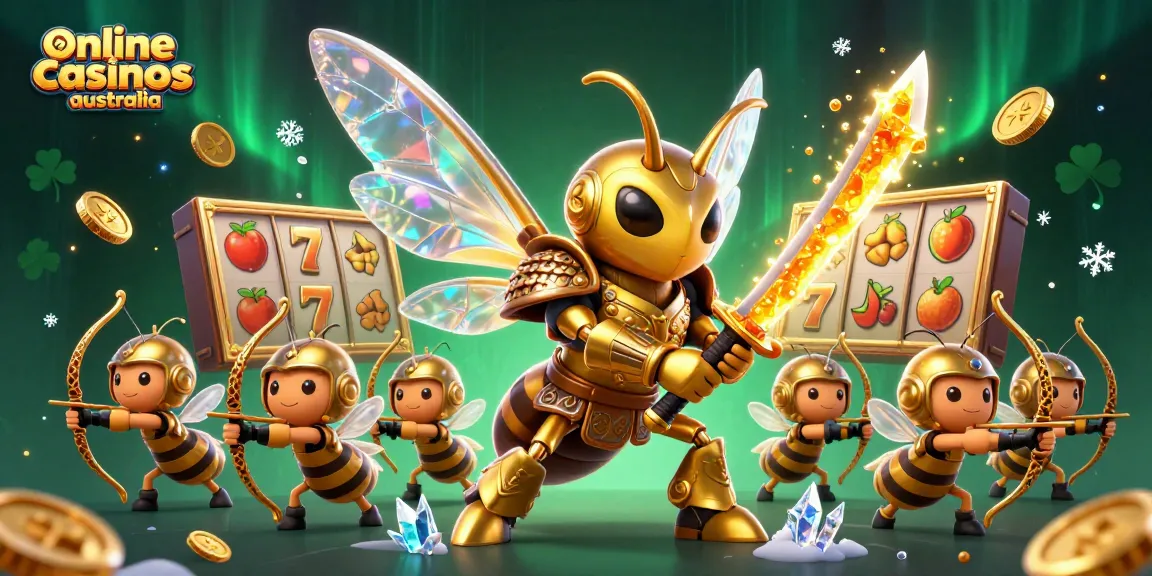 Experience exciting gameplay at online casinos Australia with cartoon characters in a vibrant casino setting.